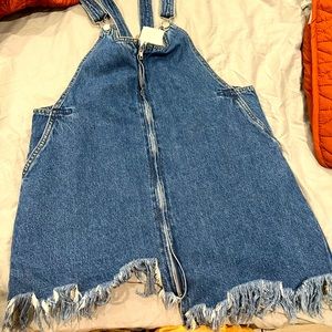 Zara Blue Denim Mini Dress